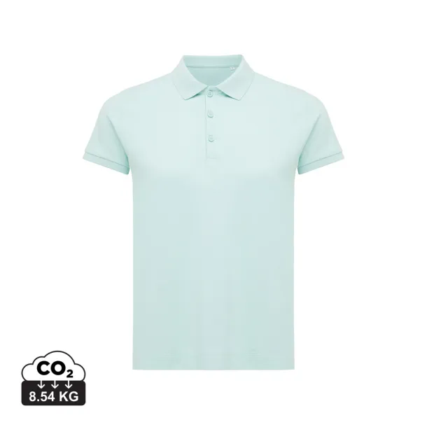 Iqoniq Yosemite women recycled cotton pique polo - iqoniq crushed mint