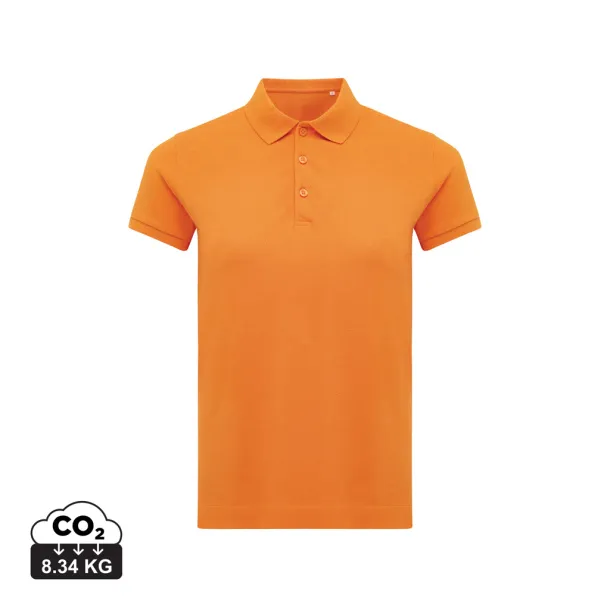 Iqoniq Yosemite ženska pique polo majica od recikliranog pamuka, 220 g/m² - iqoniq Narančasta