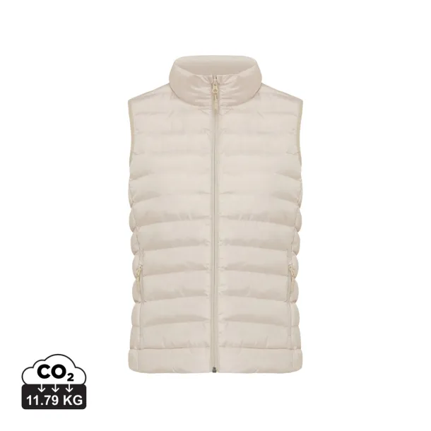  Iqoniq Meru women recycled polyester bodywarmer - iqoniq beige