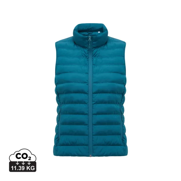  Iqoniq Meru women recycled polyester bodywarmer - iqoniq dark teal