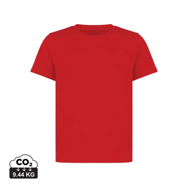  Iqoniq Koli kids lightweight recycled cotton t-shirt - iqoniq Crvena