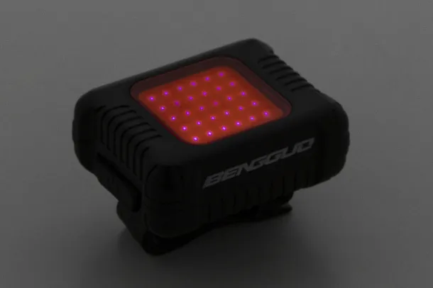 Cobik rechargeable bicycle light set Black