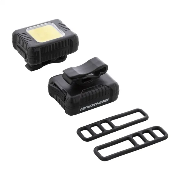 Cobik rechargeable bicycle light set Black
