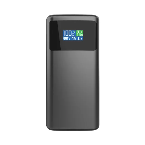  Quantum RCS ultra-fast PD45W 10.000mAh powerbank with screen Grey Black