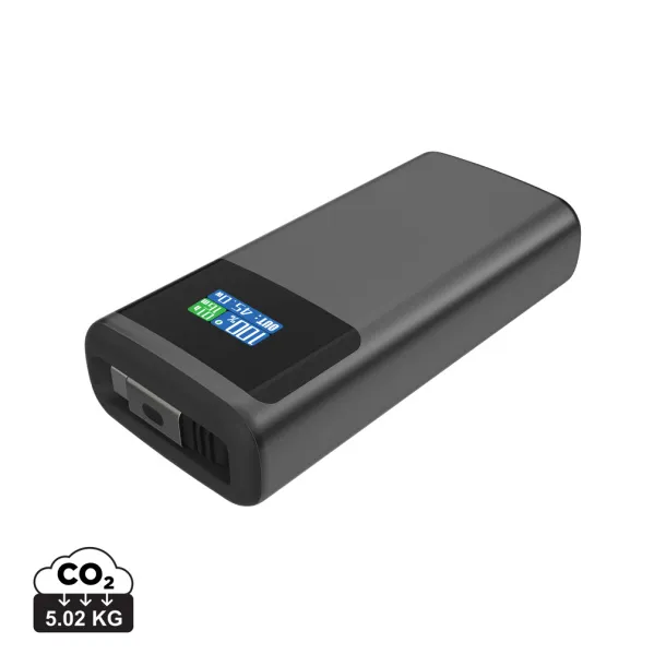 Quantum RCS ultra-fast PD45W 10.000mAh powerbank with screen Grey Black