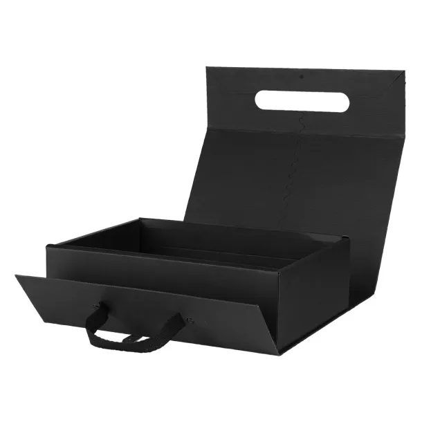 PACCO PLUS Samosklopiva poklon kutija s mehanizmom Black