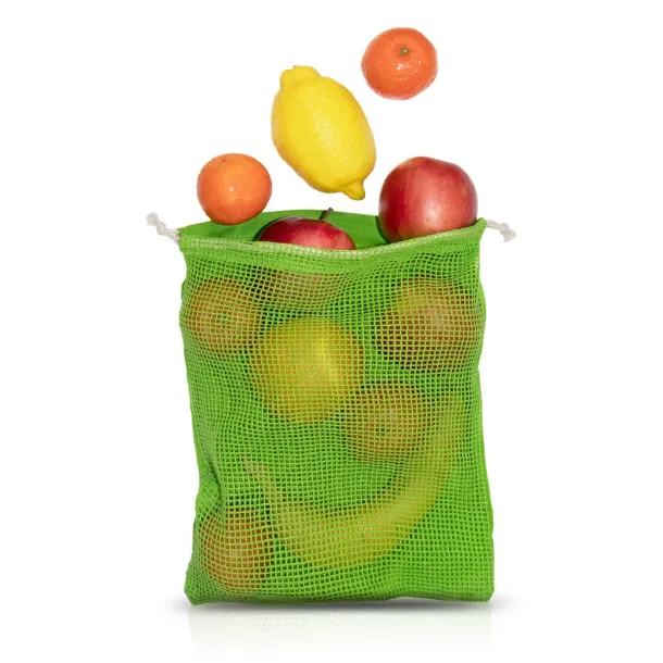 Kelly Cotton bag for fruits and vegetables, big size light green