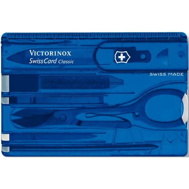 Victorinox SwissCard Classic Multitool Plava