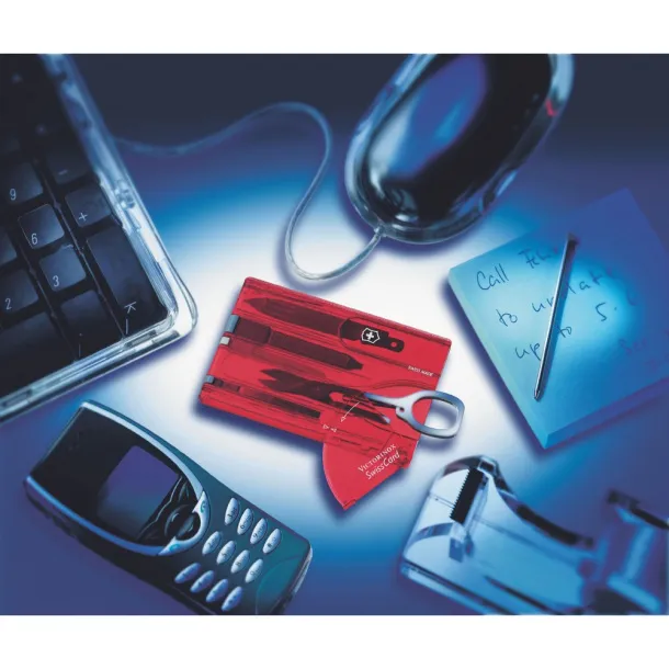 Victorinox SwissCard Classic Multifunkcionalni alat Crvena