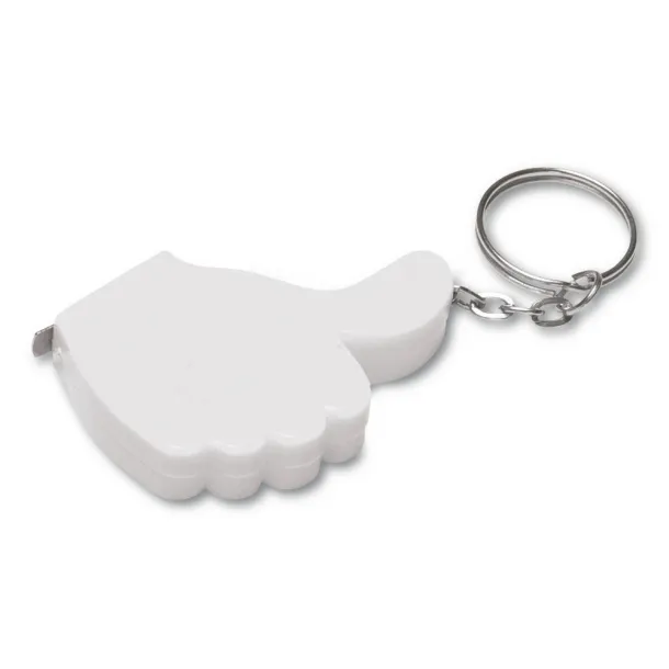  Keyring "like it", measuring tape 1m Bijela