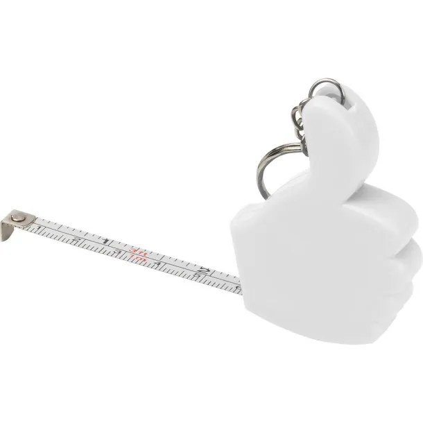  Keyring "like it", measuring tape 1m Bijela