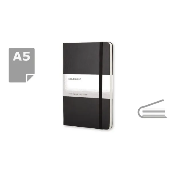  MOLESKINE Notebook approx. A5 Crna