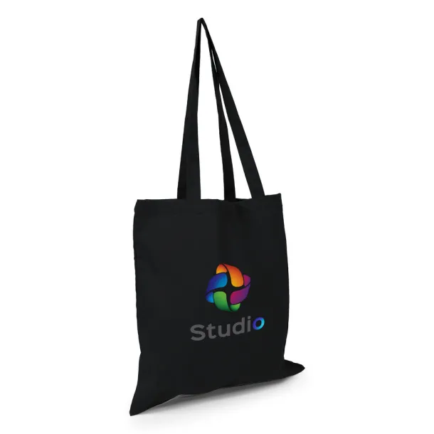 Rabia Cotton shopping bag Crna