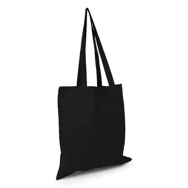 Rabia Cotton shopping bag Crna