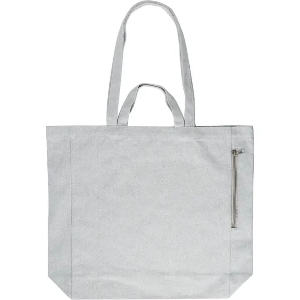  Recycled cotton shopping bag graphite