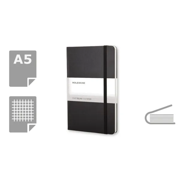  MOLESKINE Notebook approx. A5 Crna