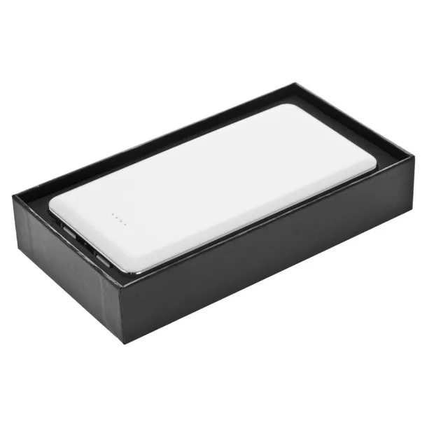  Prijenosna baterija sa svjetlom, 12 000 mAh Bijela
