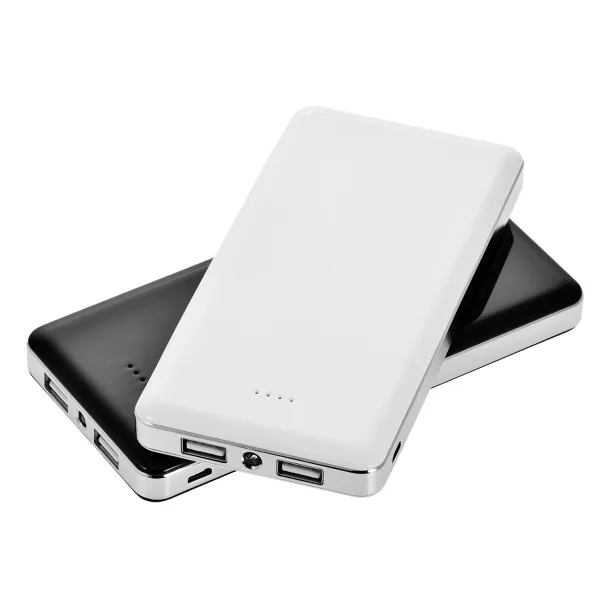  Prijenosna baterija sa svjetlom, 12 000 mAh Crna