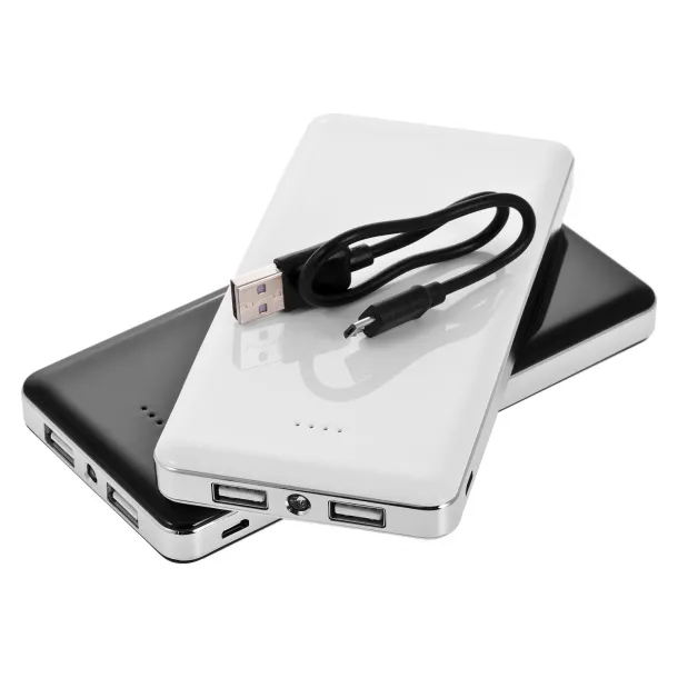  Prijenosna baterija 12 000 mAH sa svjetlom Crna