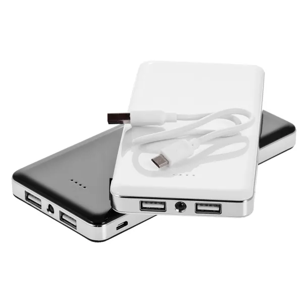  Prijenosna baterija 12 000 mAH sa svjetlom Crna
