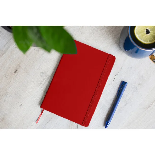 Roderick Notes od recikliranog PU materijala, A5 Crvena