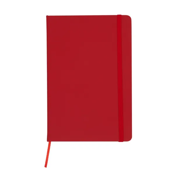 Roderick Notebook A5, recycled PU Crvena