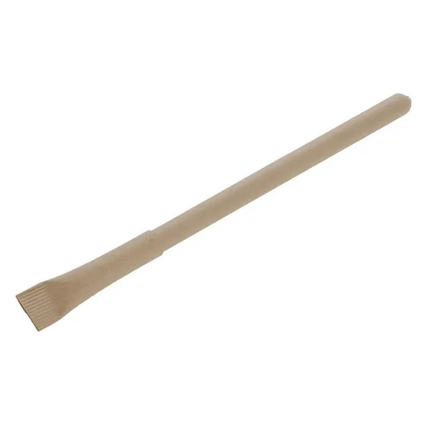 Ball pen made of rolled paper with cap Neutral