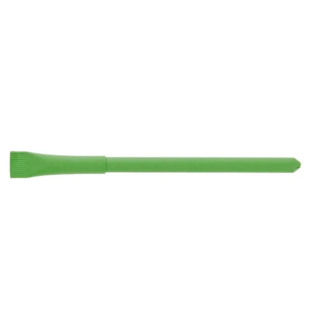  Ball pen made of rolled paper with cap 45533C