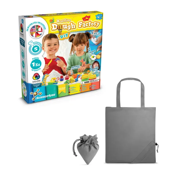 Modeling Dough Factory Kit II Educational game supplied with a 190T folding gift bag Grey