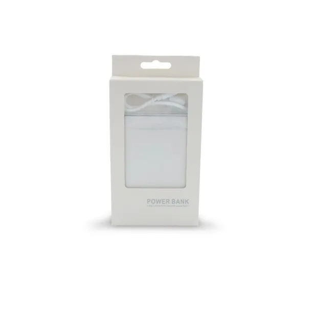  Prijenosna baterija, 8 000 mAh Bijela