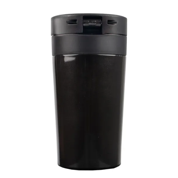  Thermo mug 280 ml with sieve stopping dregs Crna