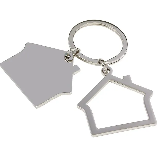  Keyring "house" silver