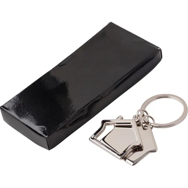  Keyring "house" silver