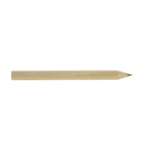  Colour pencil set with pencil sharpener Crvena