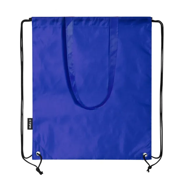  RPET drawstring bag, shopping bag Plava