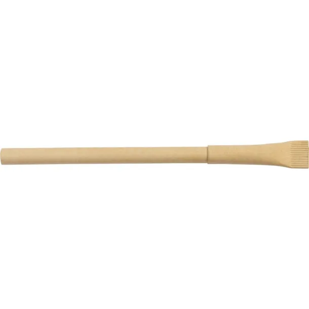  Recycled cardboard ball pen brown