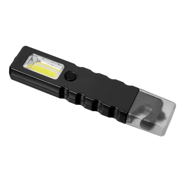  Emergency torch 4 COB LED, safety hammer, seat belt cutter Crna