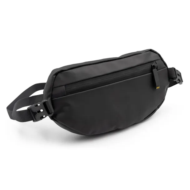 Chaundrise Ruksak za laptop 15,6" 2 u 1, torba oko struka Crna