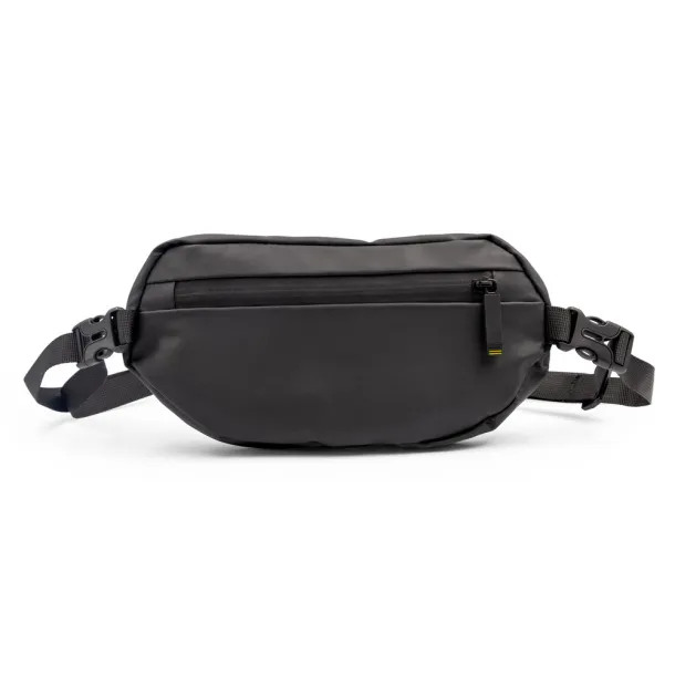 Chaundrise Ruksak za laptop 15,6" 2 u 1, torba oko struka Crna
