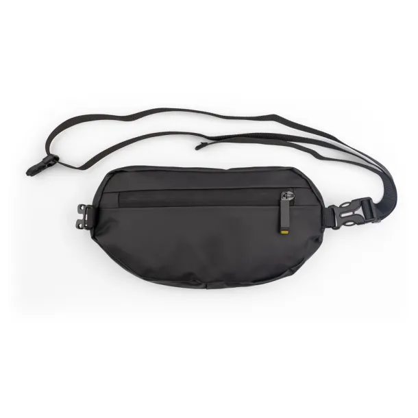 Chaundrise Ruksak za laptop 15,6" 2 u 1, torba oko struka Crna