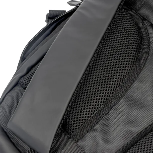 Chaundrise Ruksak za laptop 15,6" 2 u 1, torba oko struka Crna
