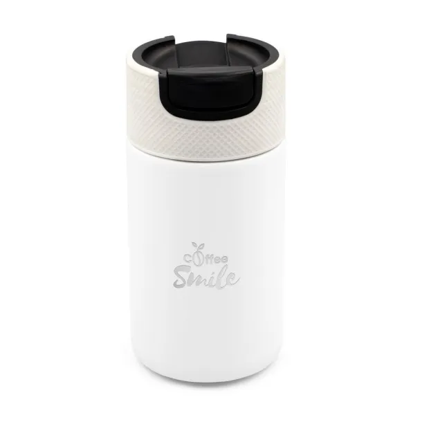 AIR GIFTS NABILA Thermo mug 400 ml with ceramics Bijela