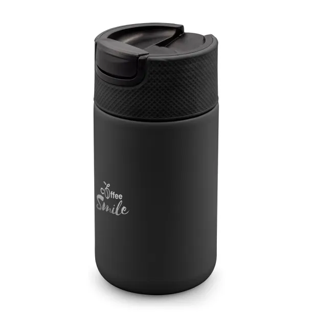AIR GIFTS NABILA Thermo mug 400 ml with ceramics Crna