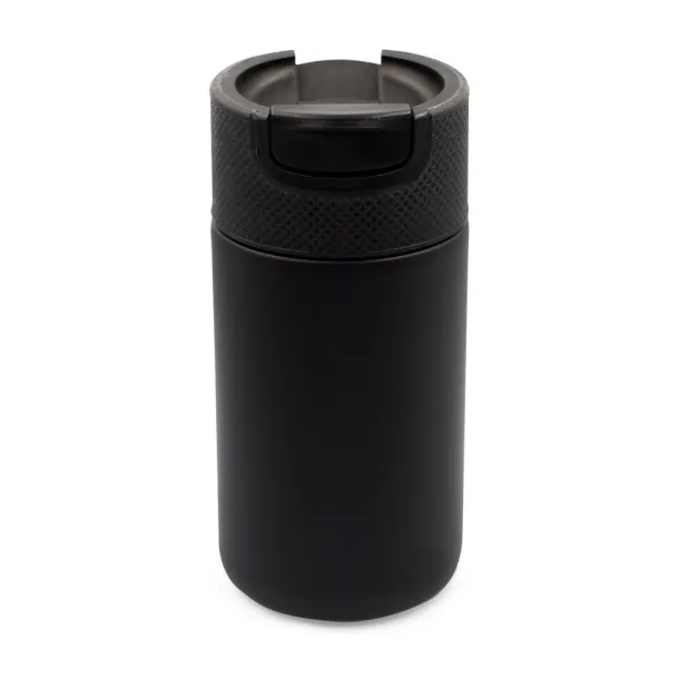 AIR GIFTS NABILA Thermo mug 400 ml with ceramics Crna