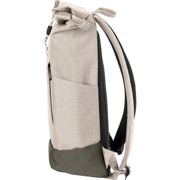  Rolltop ruksak beige