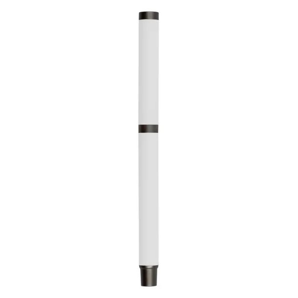 Geraldine Gel ball pen with cap Bijela