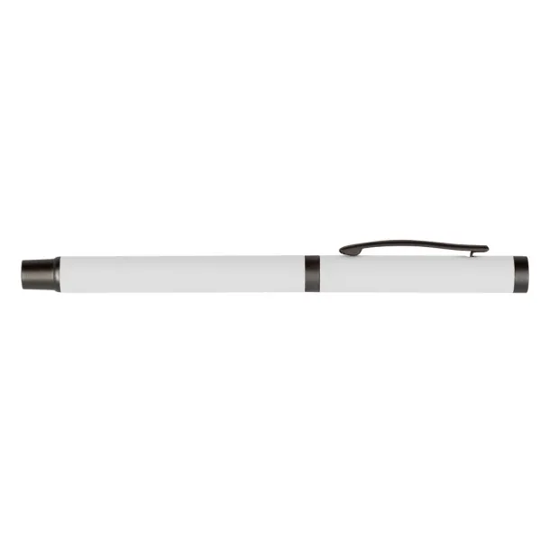 Geraldine Gel ball pen with cap Bijela
