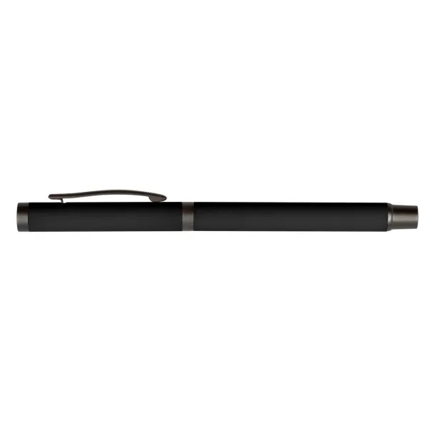 Geraldine Gel ball pen with cap Crna