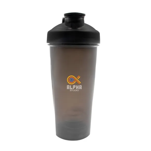 Urelles sportska boca, 750 ml, shaker Crna