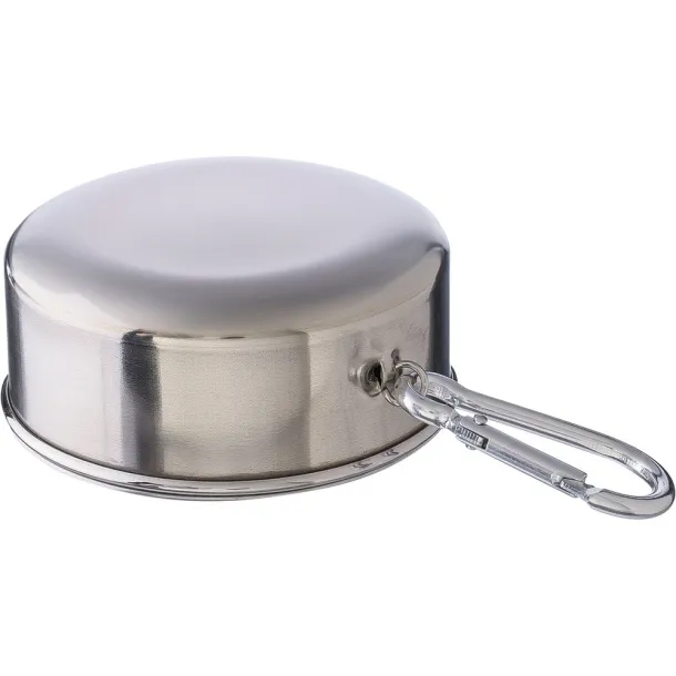  Foldable travel mug 220 ml silver